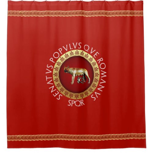 Capitoline She_Wolf Shower Curtain