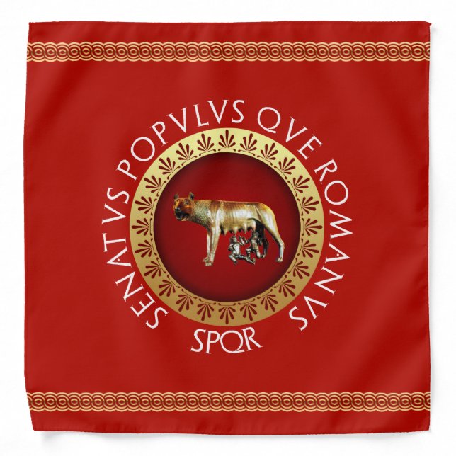 Capitoline Wolf Bandana (Front)
