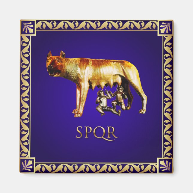 Capitoline Wolf Magnet (Front)