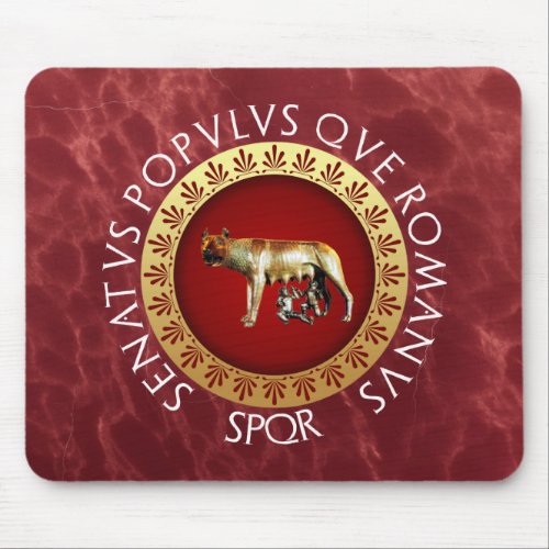 Capitoline Wolf Mouse Pad