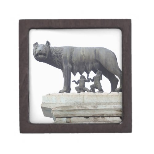 Capitoline Wolf Statue She_wolf suckling Gift Box