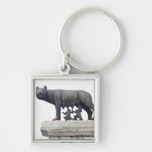 Capitoline Wolf Statue (She-wolf suckling), Keychain