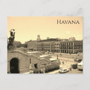 capitolio stairs havana postcard