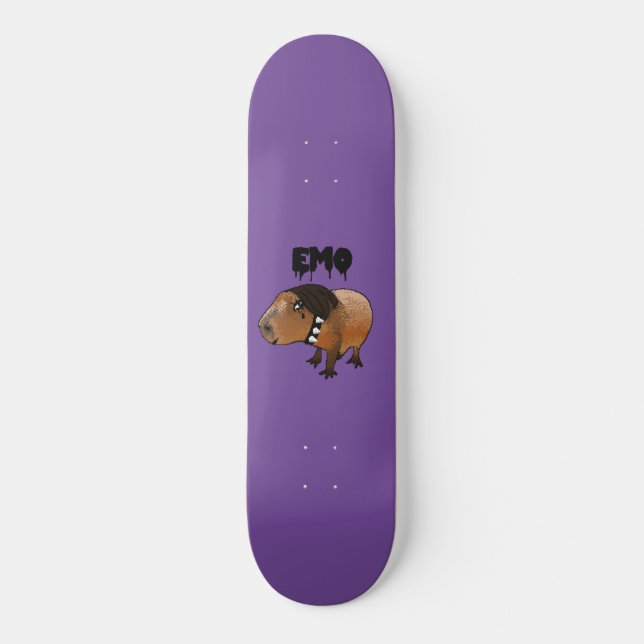 Capivara Emo Skateboard (Front)