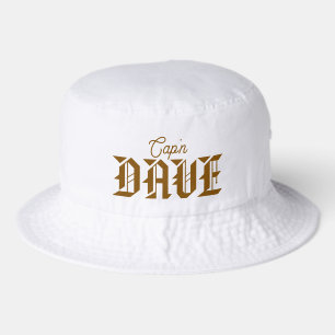 Cap'n DAVE (or YOUR NAME) Bucket Hat