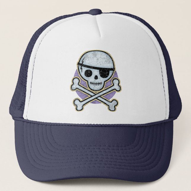 Cap'n Patchy Trucker Hat (Front)