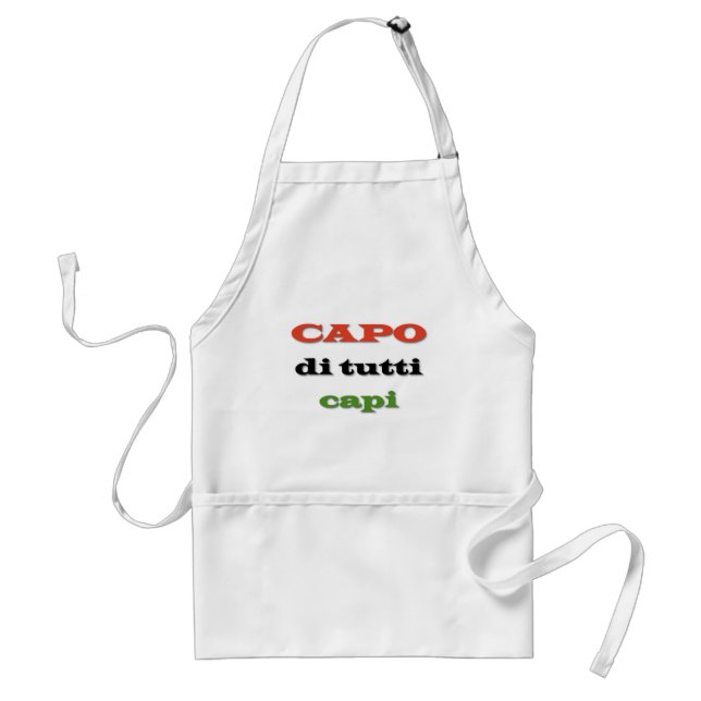 Capo/Boss Adult Apron (Front)