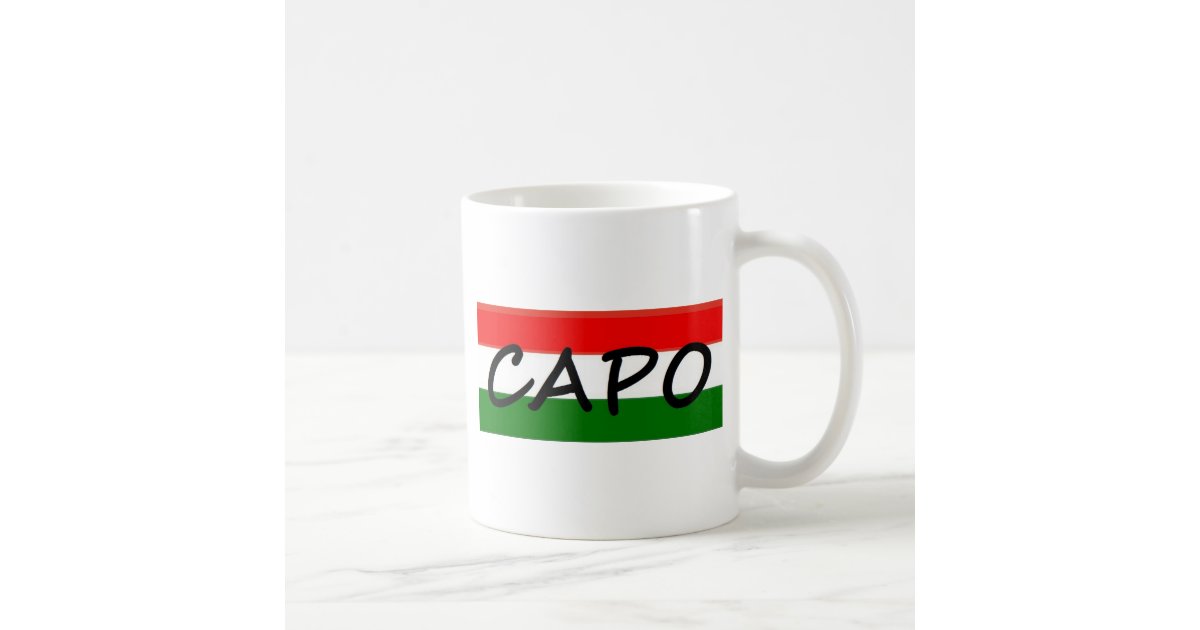 Capo Capo Means Boss In Italian And Spanish Coffee Mug Zazzle Com,How To Make Pina Coladas With Alcohol