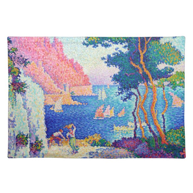 Capo di Noli, Signac Cloth Placemat (Front)