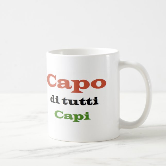 Capo di tutti coffee mug (Right)