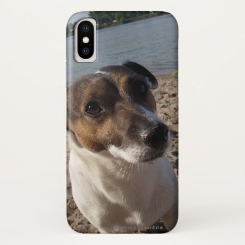 Capo von Oppenheim Jack Russell Terrier Dog iPhone X Case
