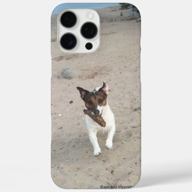 Capo von Oppenheim Jack Russell Terrier, Dog Case-Mate iPhone Case (Back)