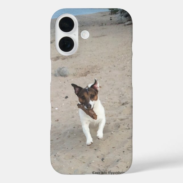 Capo von Oppenheim Jack Russell Terrier, Dog Case-Mate iPhone Case (Back)