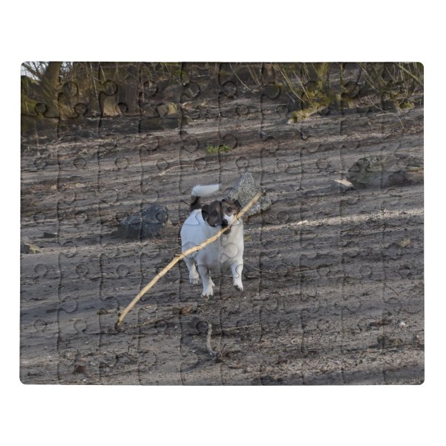 Capo von Oppenheim, Jack Russell Terrier Dog Jigsaw Puzzle (Puzzle Horizontal)