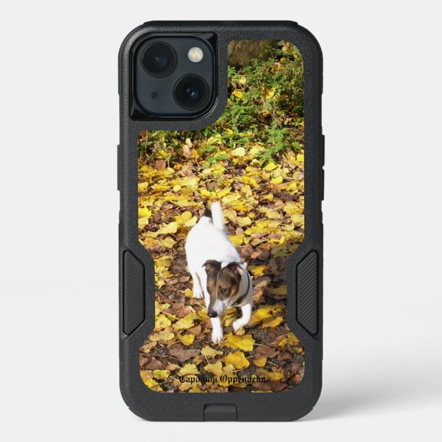 Capo von Oppenheim Jack Russell Terrier, Dog Otterbox iPhone Case (Back)