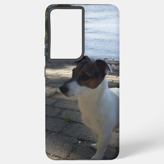 Capo von Oppenheim, Jack Russell Terrier Dog Samsung Galaxy Case (Back)