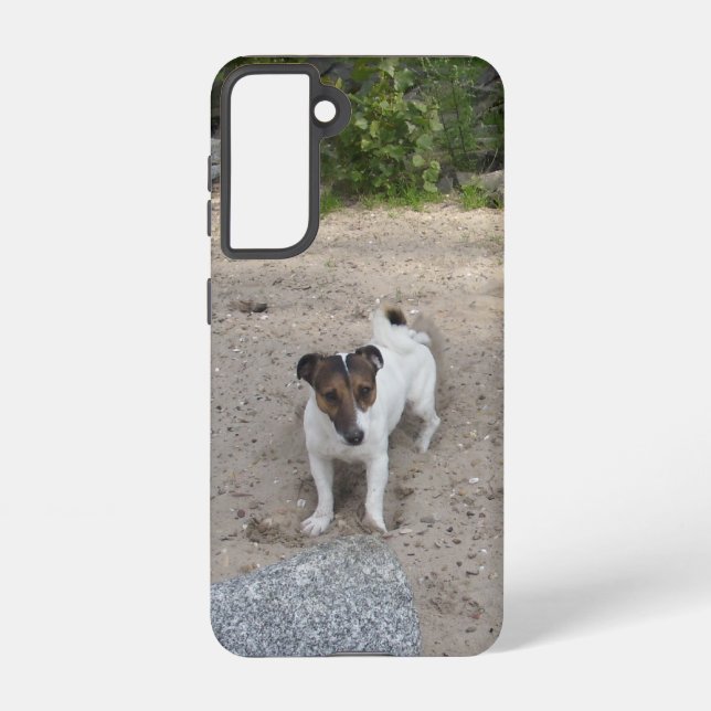 Capo von Oppenheim Jack Russell Terrier, Dog Samsung Galaxy Case (Back)