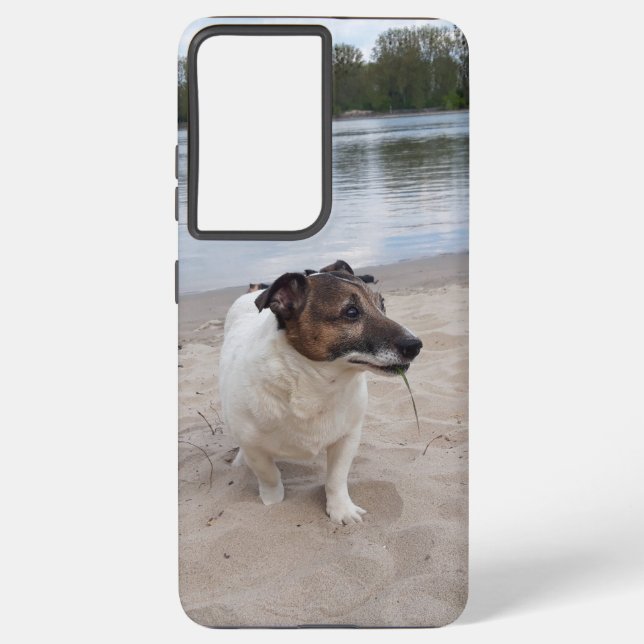 Capo von Oppenheim, Jack Russell Terrier Dog Samsung Galaxy Case (Back)