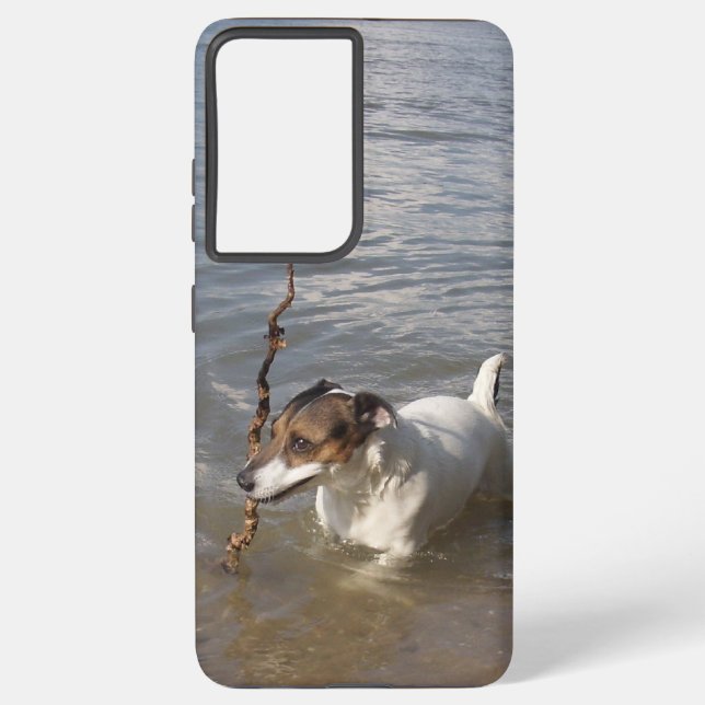 Capo von Oppenheim, Jack Russell Terrier Dog Samsung Galaxy Case (Back)
