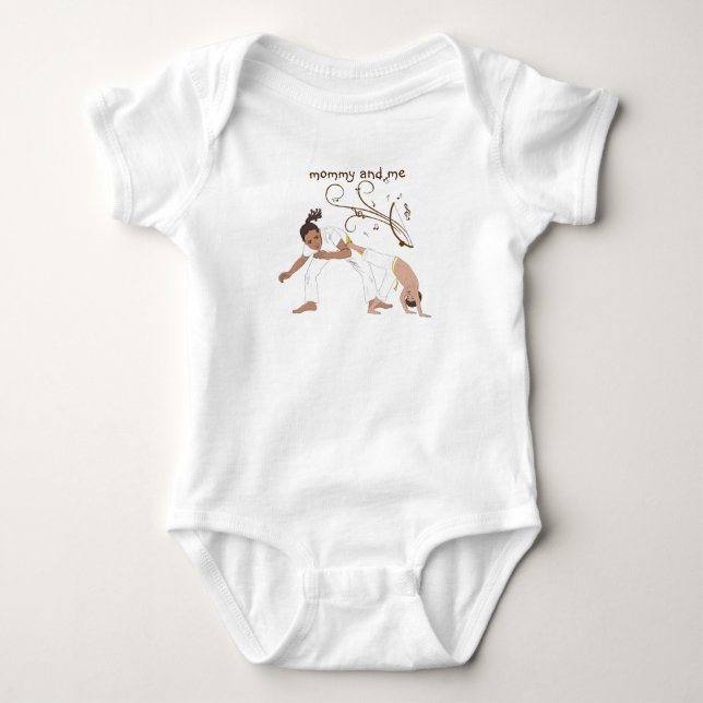 Capoeira baby bodysuit (Front)