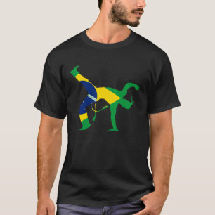 Capoeira Bencao Brazil Flag T-Shirt