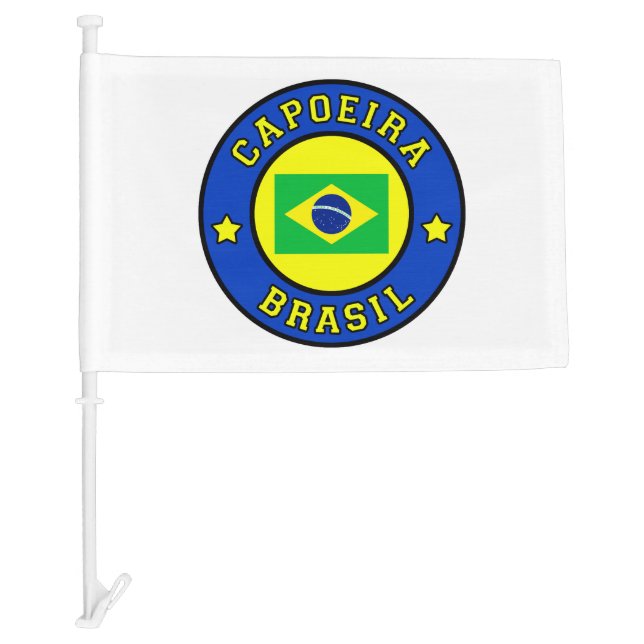 Capoeira Brasil Car Flag (Front)