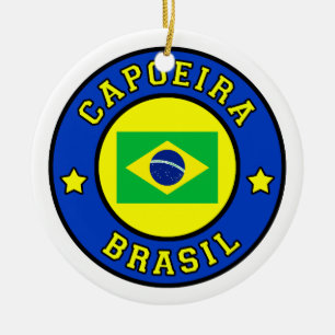 Capoeira Brasil Ceramic Ornament