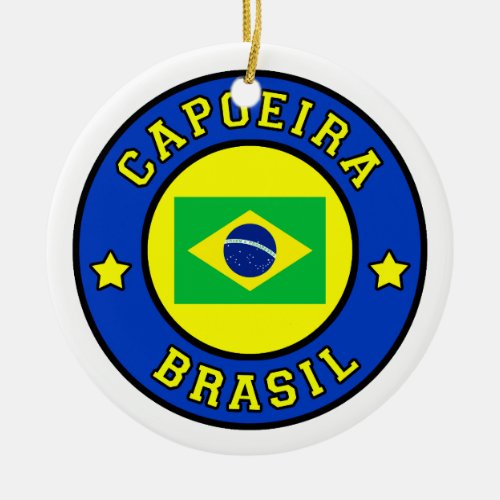 Capoeira Brasil Ceramic Ornament