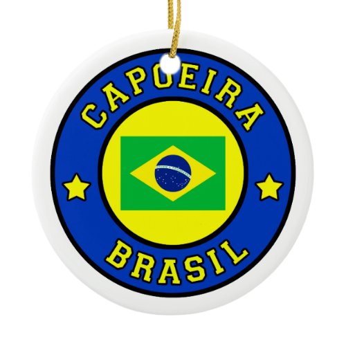 Capoeira Brasil Ceramic Ornament