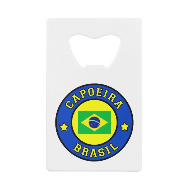 Capoeira Brasil Credit Card Bottle Opener (Front)