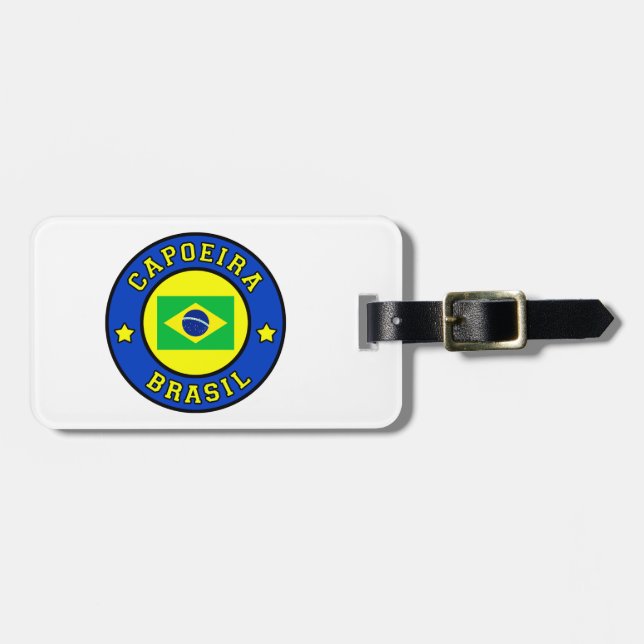 Capoeira Brasil Luggage Tag (Front Horizontal)