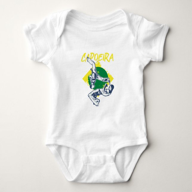 Capoeira Brazilian Dance Fight African Dancers Gif T-Shirt (Front)
