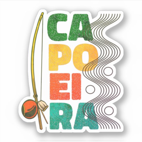 Capoeira Brazilian Martial Art  Sticker