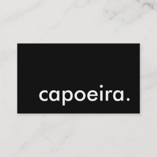 capoeira. business card