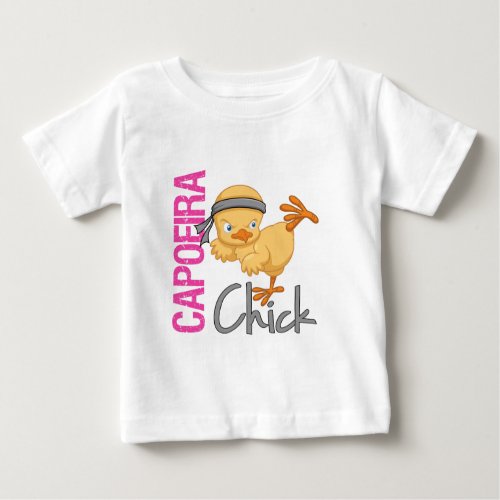 Capoeira Chick Baby T_Shirt