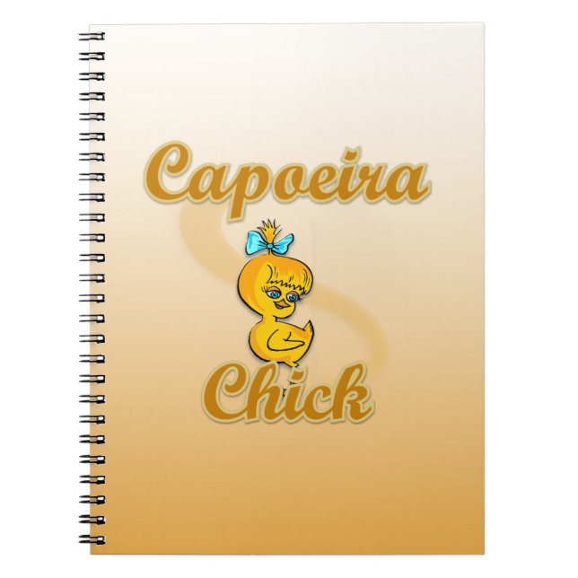 Capoeira Chick Notebook (Front)