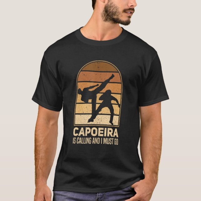 Capoeira Is Calling And I Must Go Capoeiristas Bra T-Shirt (Front)
