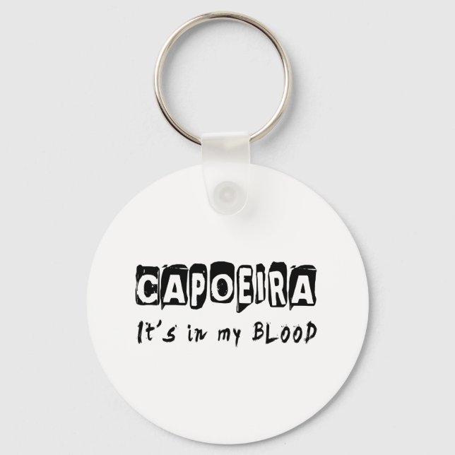Capoeira It's in my blood Keychain (Front)