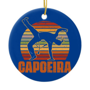 Capoeira Kickboxing Dance Fight Mixed Martial Ceramic Ornament