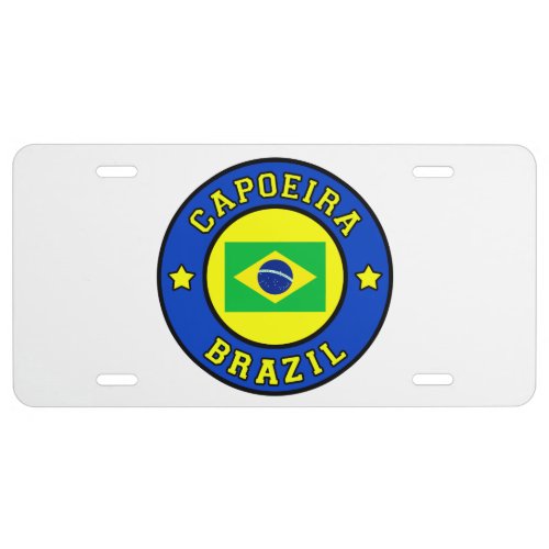 Capoeira License Plate