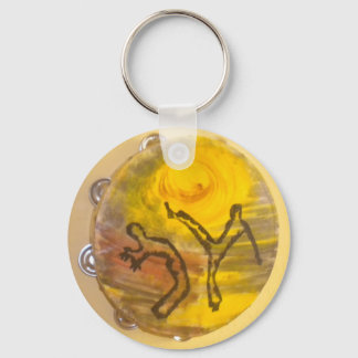 capoeira music passion axe keychain