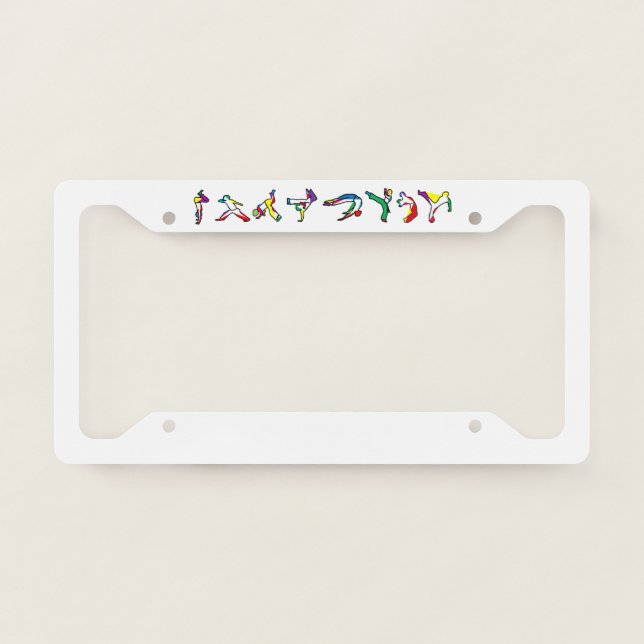capoeira my love license plate frame (Front)