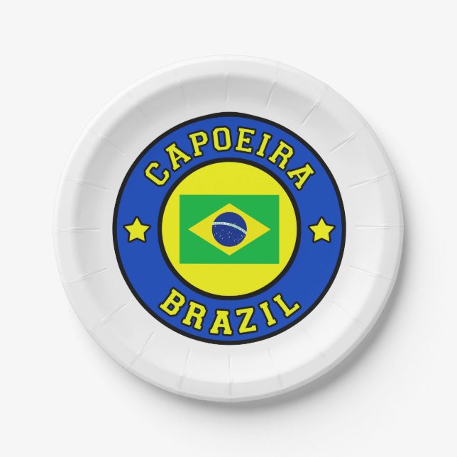 Capoeira Paper Plates (Front)