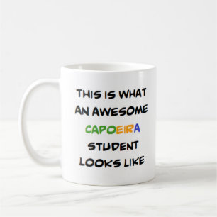 capoeira student, awesome coffee mug