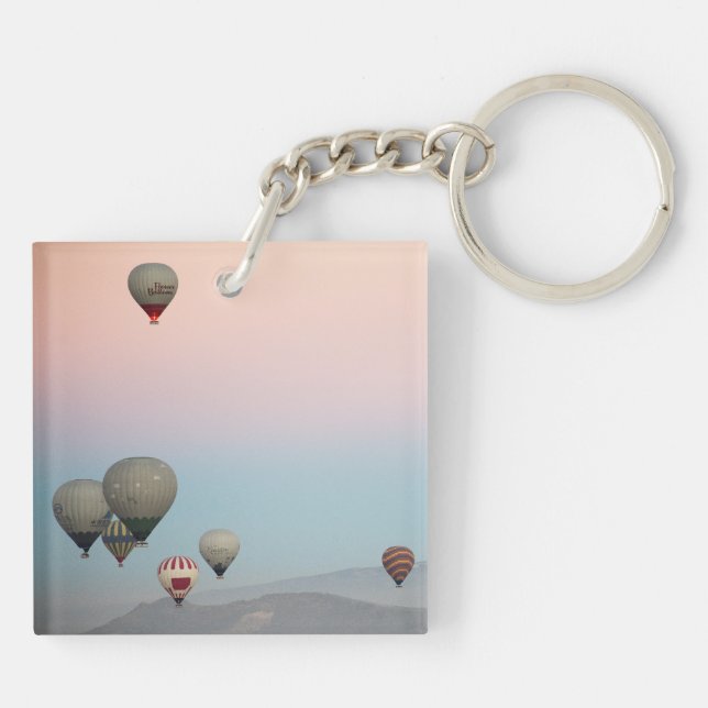 Cappadocia Balloon Flight Keychain (Back)