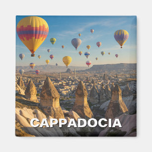 Cappadocia Turkey Hot Air Balloons Travel Magnet