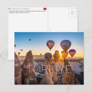Cappadocia, Türkiye Travel Postcard