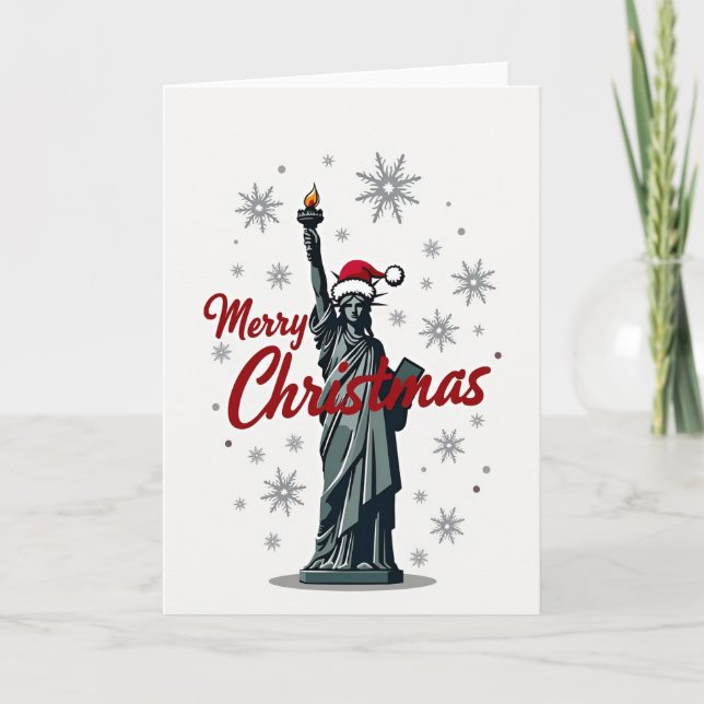 Capped Figure Christmas Card (Front)
