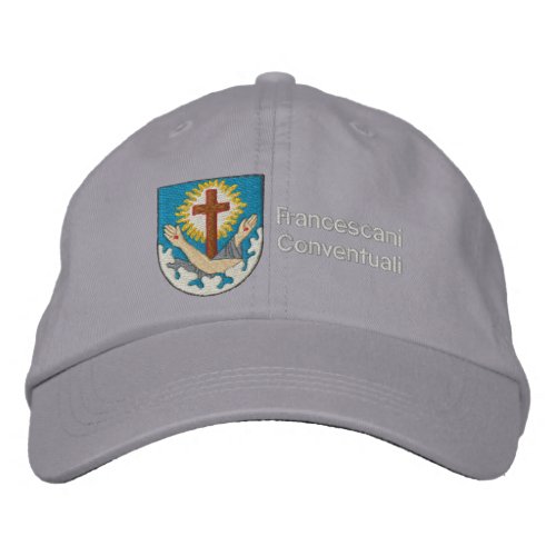 cappello stemma francescano embroidered baseball hat