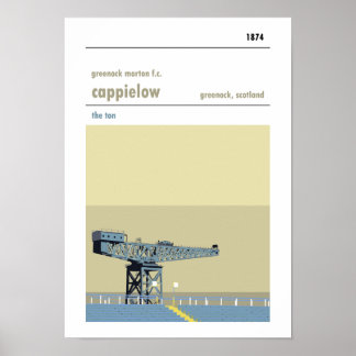 Cappielow, Greenock. Haynes manual style print